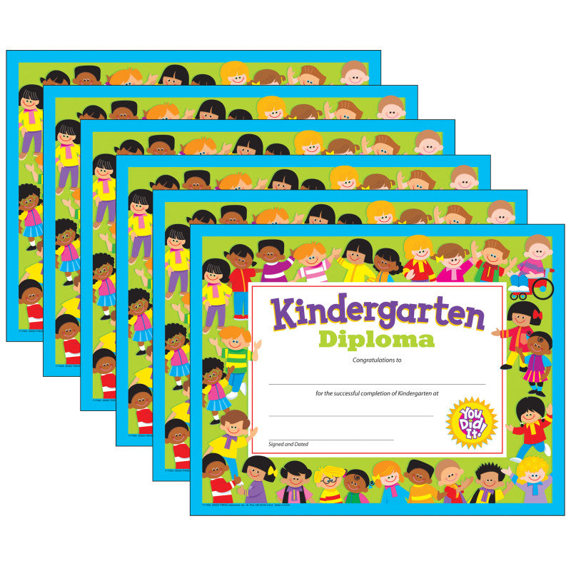 TREND - Kindergarten Diploma, 30 Per Pack, 6 Packs (T-17005-6)