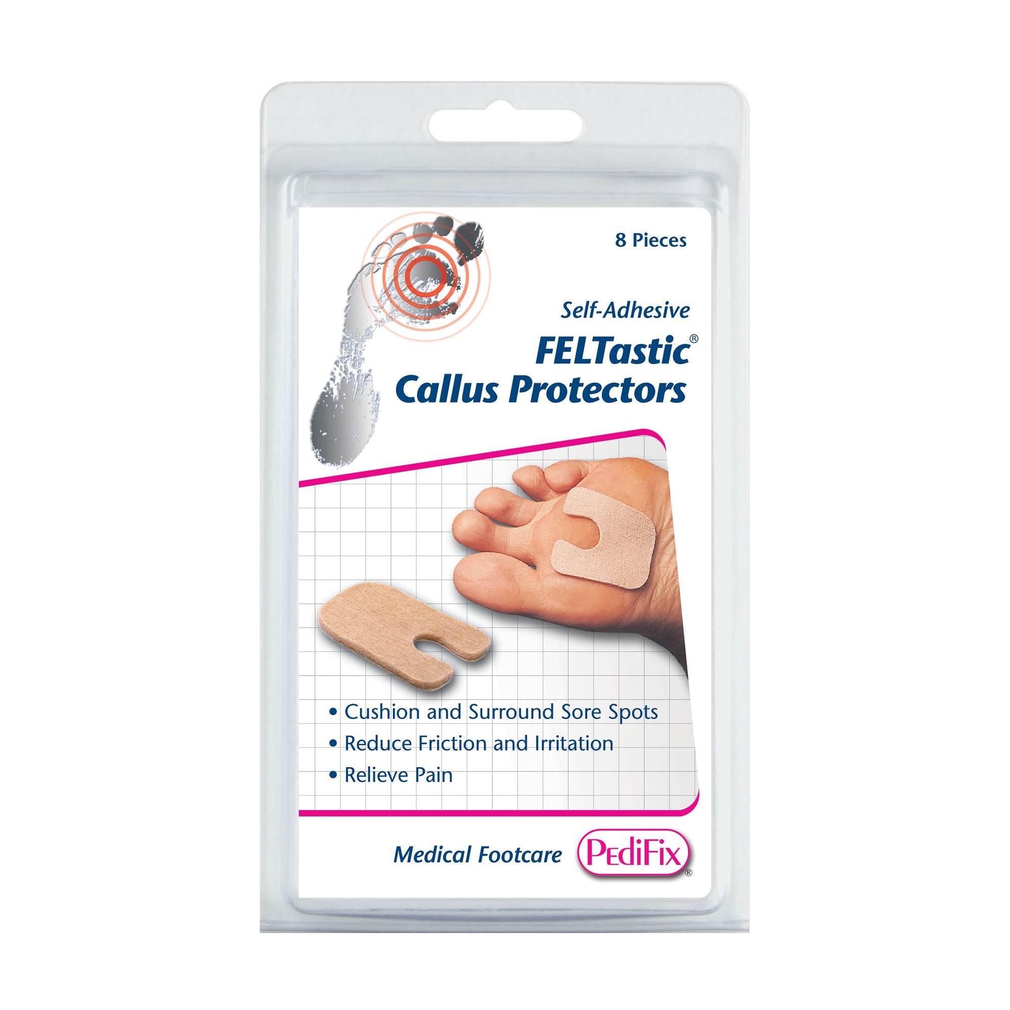 Pedifix - Callus Pad PediFix® FELTastic® One Size Fits Most Adhesive Foot [1/PK]