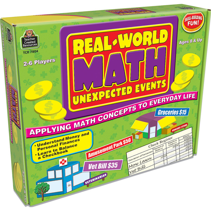 TEACHER CREATED RESOURCES - Real World Math: Unexpected Events Game