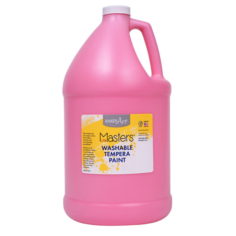 HANDY ART - Little Masters® Washable Tempera Paint, Pink, Gallon