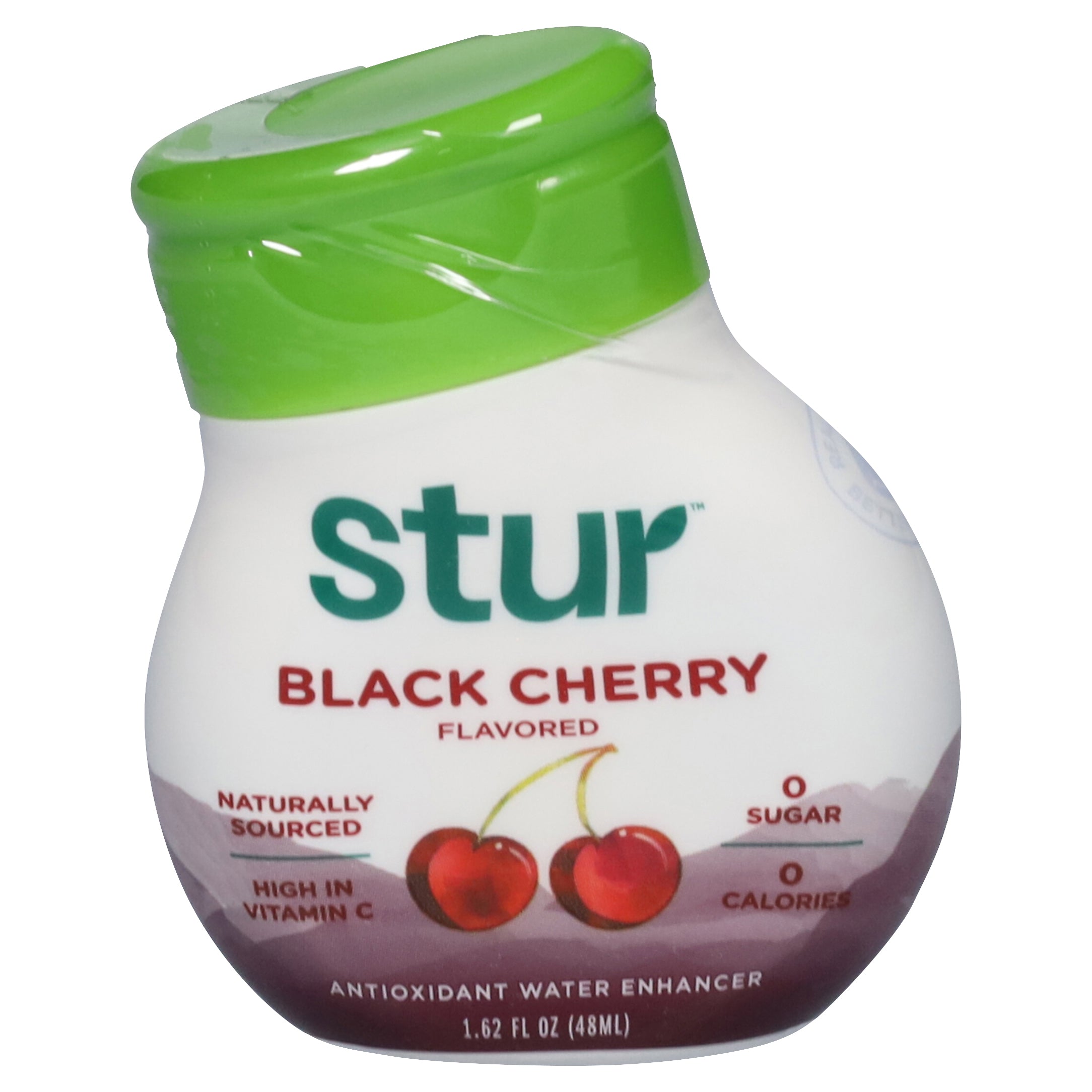 Stur Antioxidant Black Cherry Flavored Water Enhancer 1.62 fl oz - Case of 6