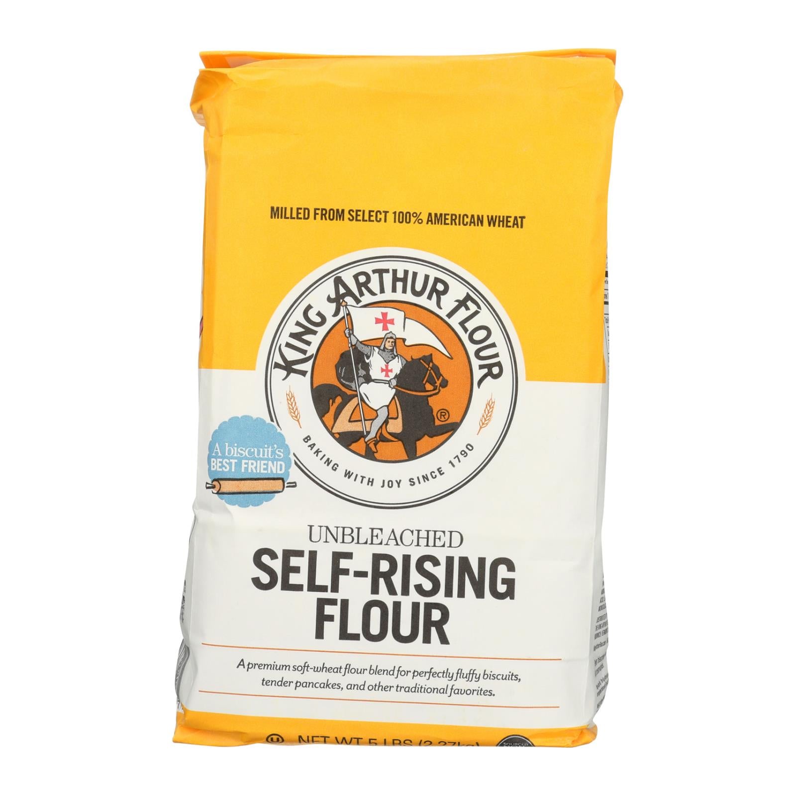 King Arthur Self Rising Flour - Case of 8 - 5 lb.