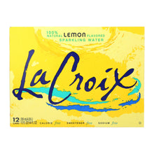 Load image into Gallery viewer, Lacroix Sparkling Water - Lemon - Case Of 2 - 12 Fl Oz.