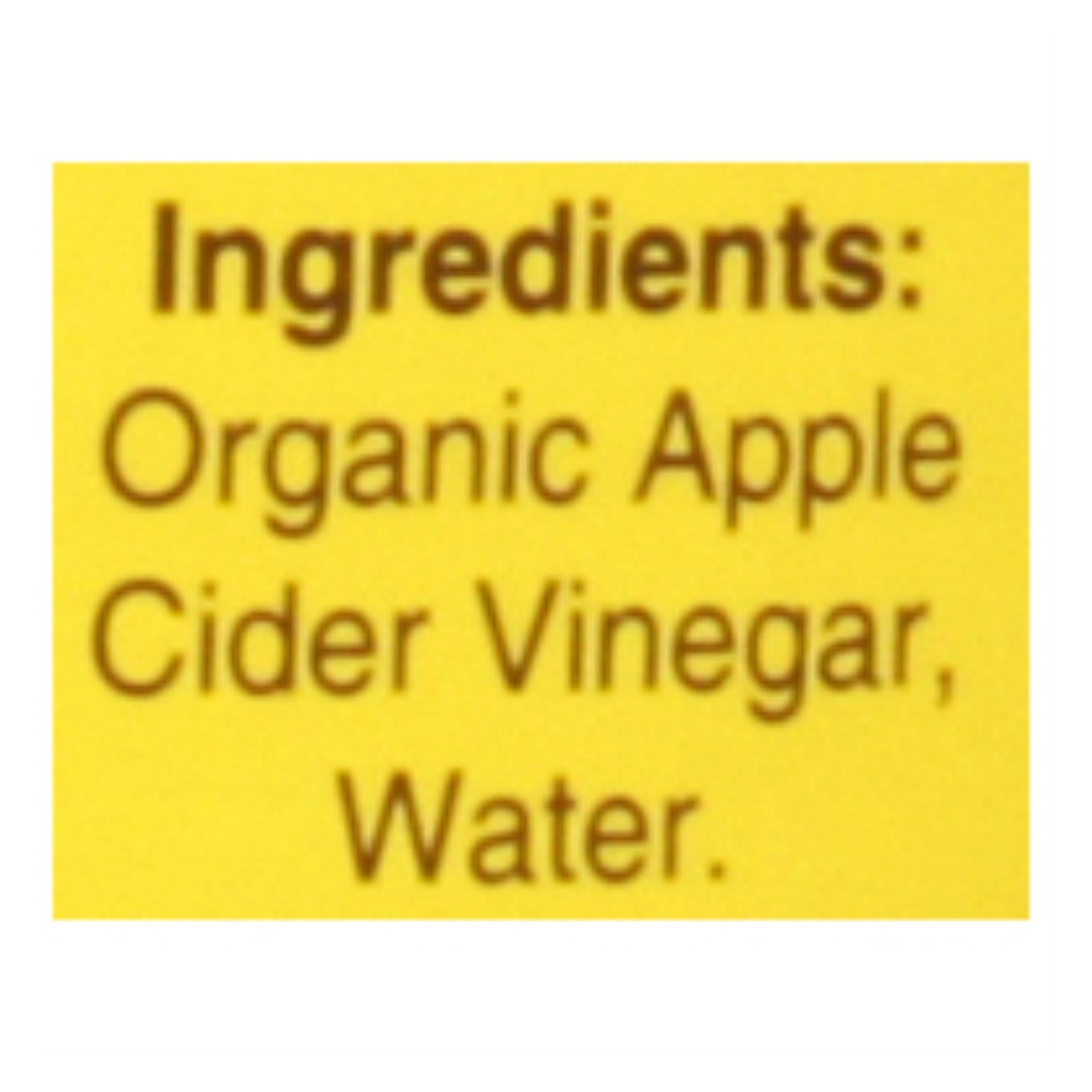 Bragg - Apple Cider Vinegar - Raw And Unfiltered - Case Of 4 - 1 Gallon