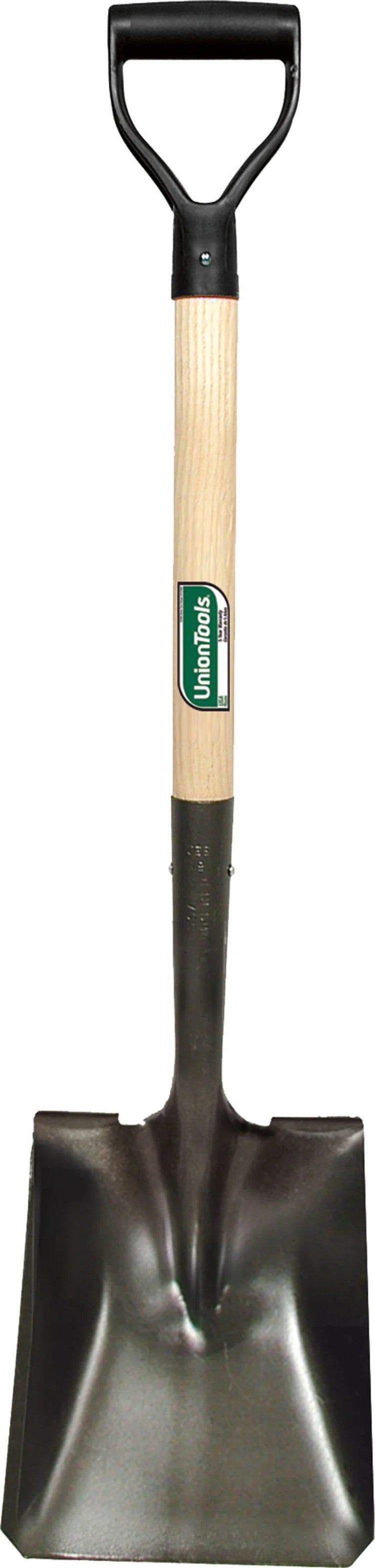 Union Tools Square Point Shovel D Handle