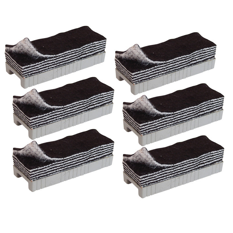 THE PENCIL GRIP - 12 in 1 Whiteboard Eraser, Pack of 6