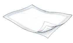 Cardinal - Disposable Underpad Curity™ Crib Liner 10 X 14 Inch Fluff Light Absorbency [600/CS]