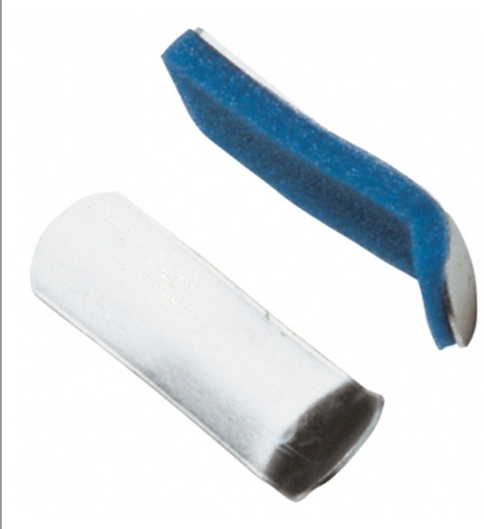 DJO - Finger Splint ProCare® Medium Without Fastening Left or Right Hand Silver [12/PK]