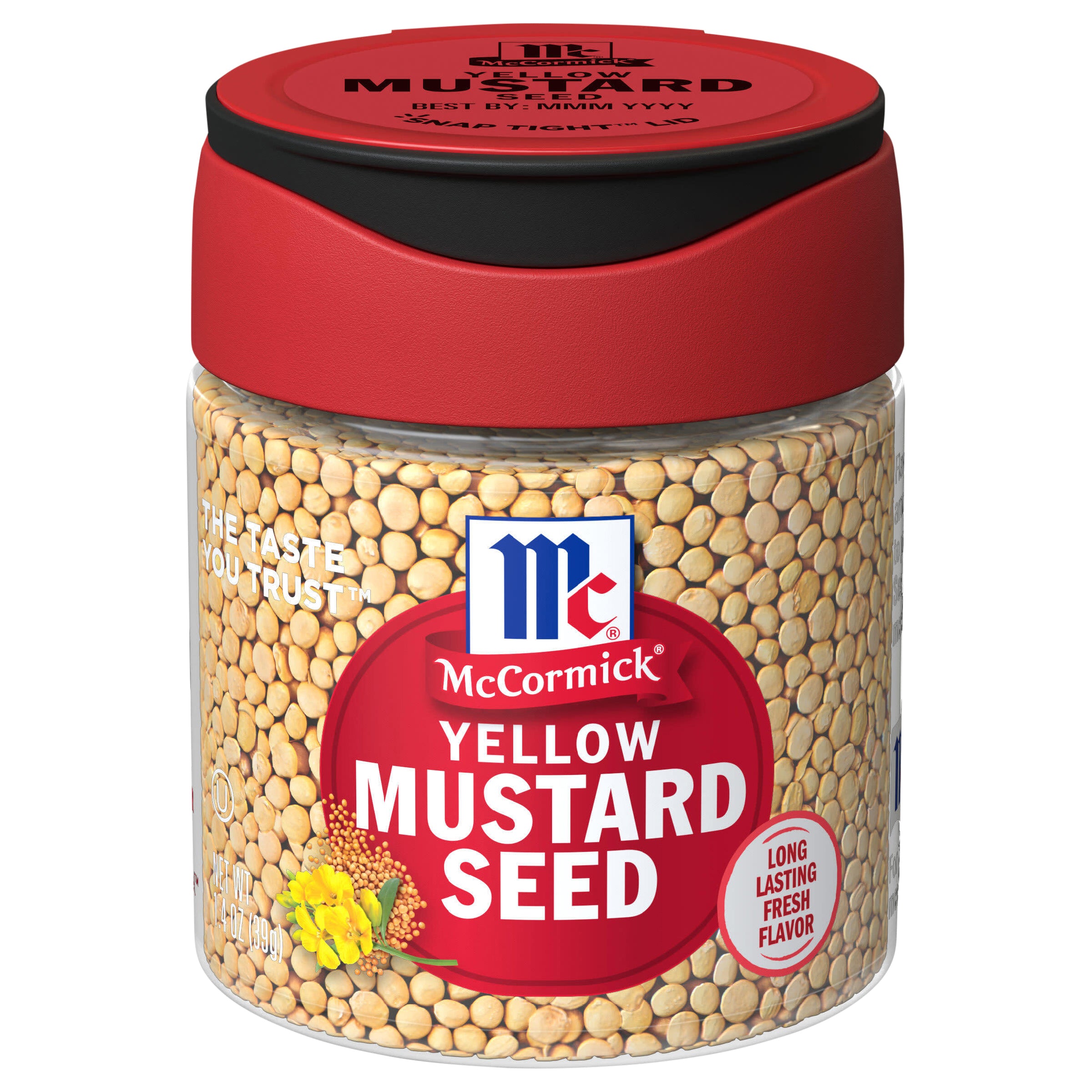 McCormick Mustard Seed - Yellow, 1.4 oz - Case of 6