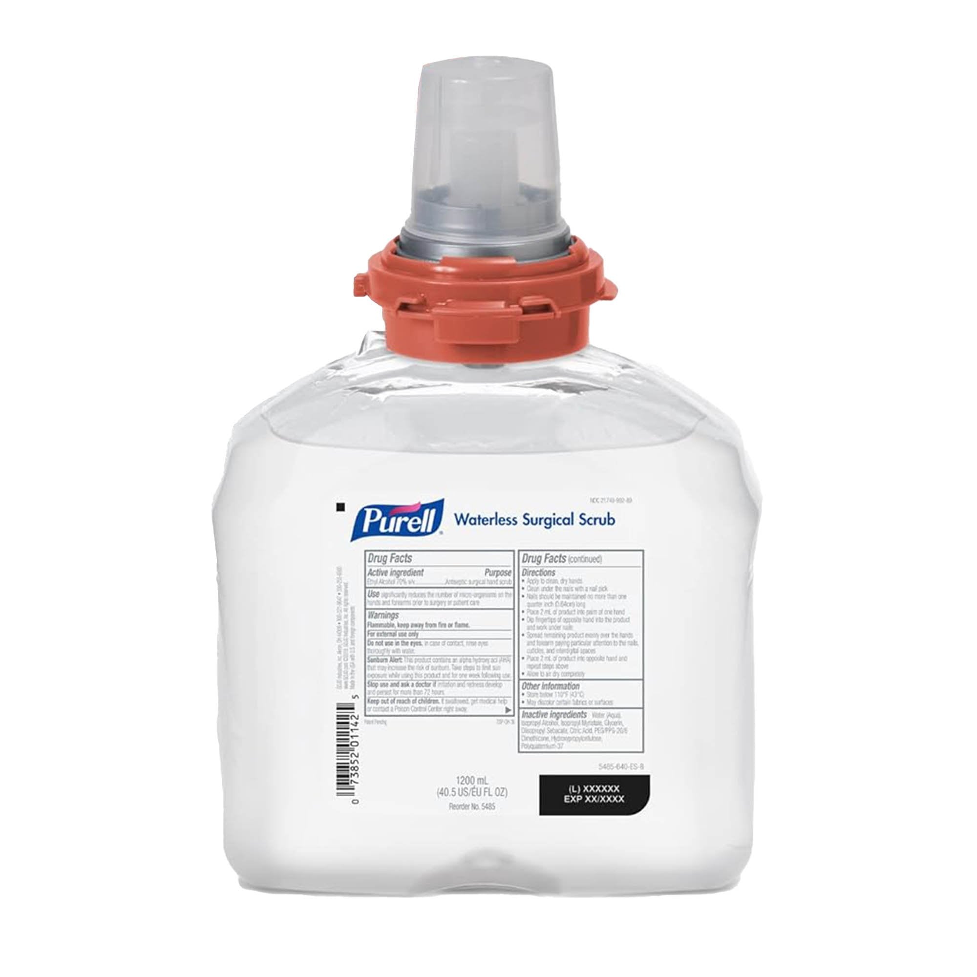 GOJO - Waterless Surgical Scrub Purell® 1,200 mL Dispenser Refill Bottle 70% Strength Ethyl Alcohol NonSterile [1/EA]