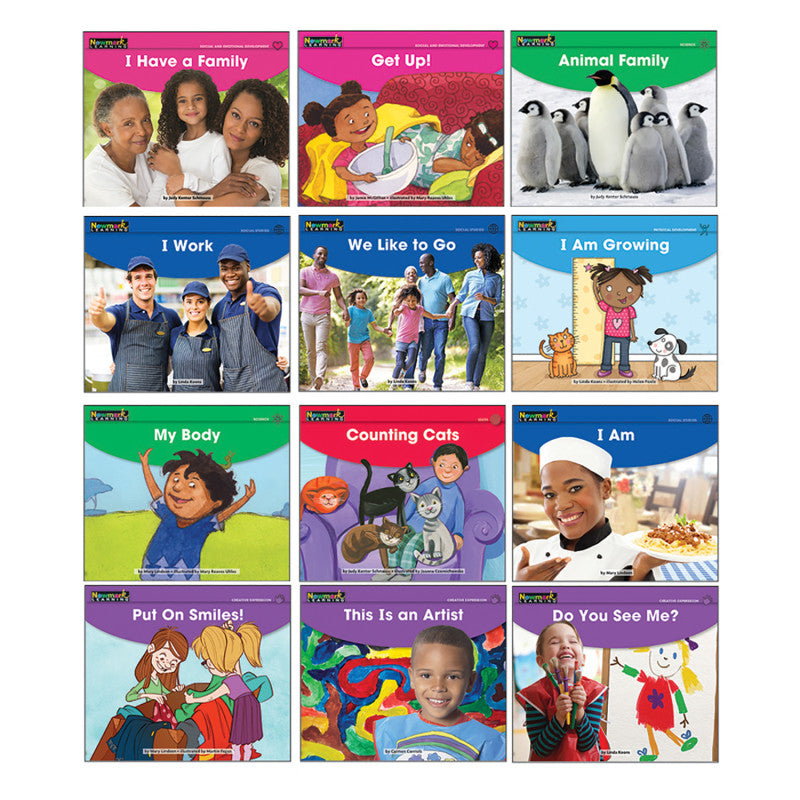 NEWMARK LEARNING - Early Rising Readers MySelf and My Family Theme Set