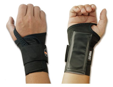Ergodyne - Wrist Support ProFlex® 4000 Single Strap Elastane / Elastic / Polyester Right Hand Black Large [1/EA]