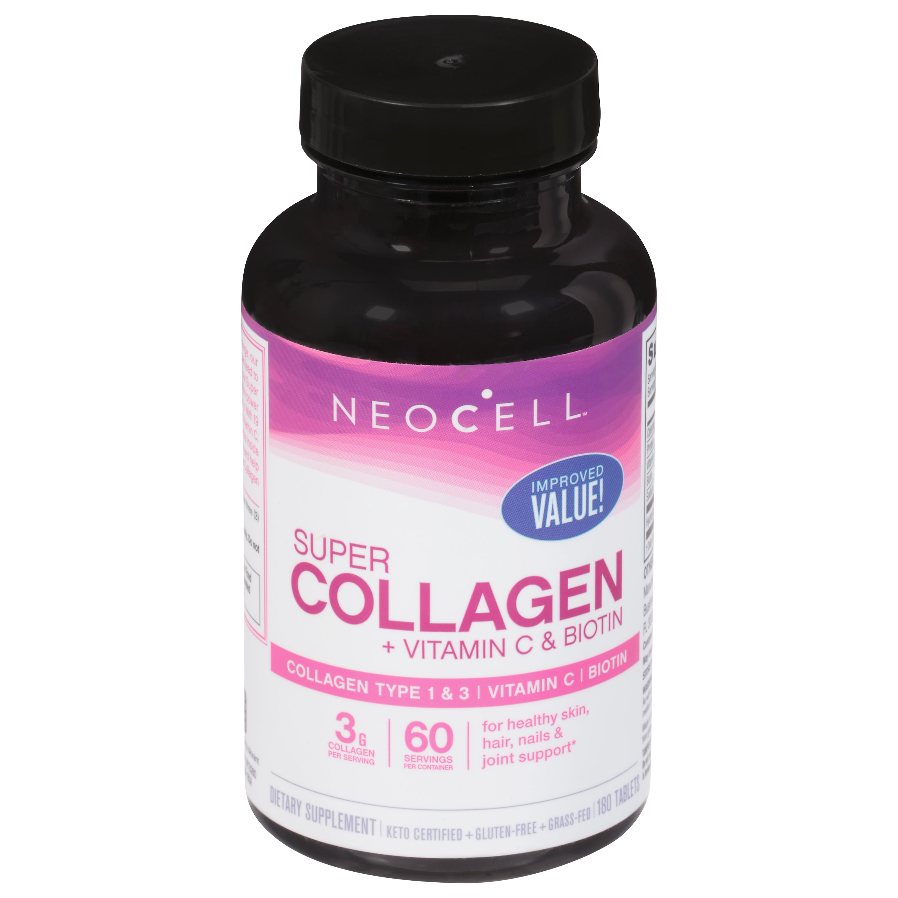 Neocell Super Collagen + Vitamin C & Biotin 180 Tablets - Case of 1