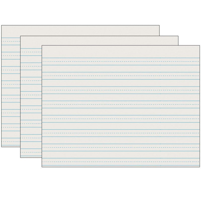 PACON - Newsprint Handwriting Paper, Skip-A-Line, Grade 3, 1/2" x 1/4" x 1/2" Ruled Long, 11" x 8-1/2", 500 Sheets Per Pack, 3 Packs