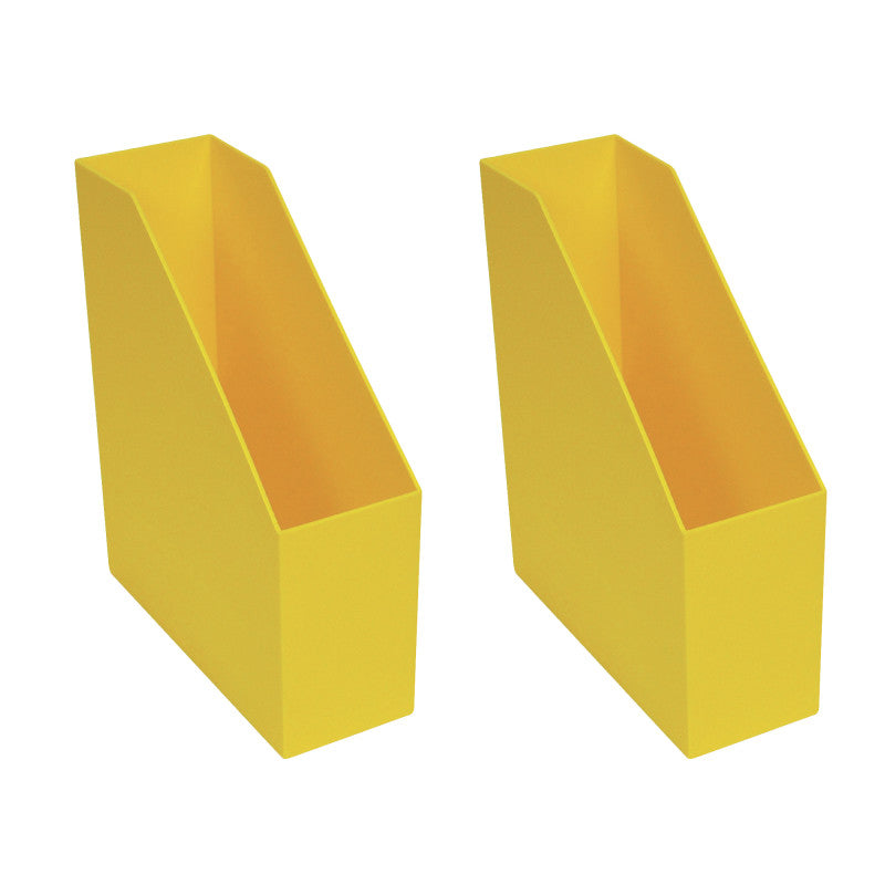 ROMANOFF - Magazine File, Yellow, Pack of 2