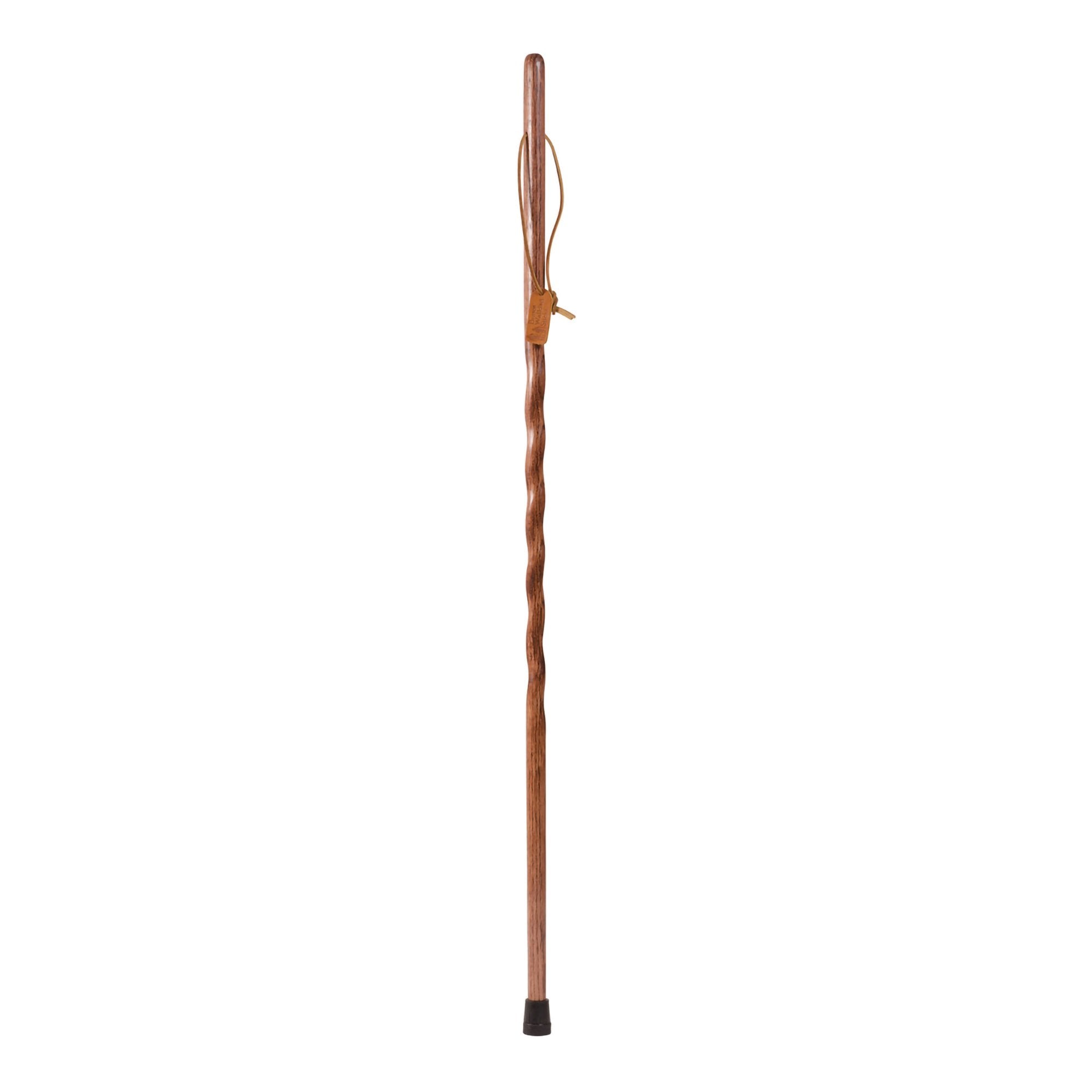 Mabis Healthcare - Walking Stick Brazos™ Twisted Wood 48 Inch Height Red [1/EA]