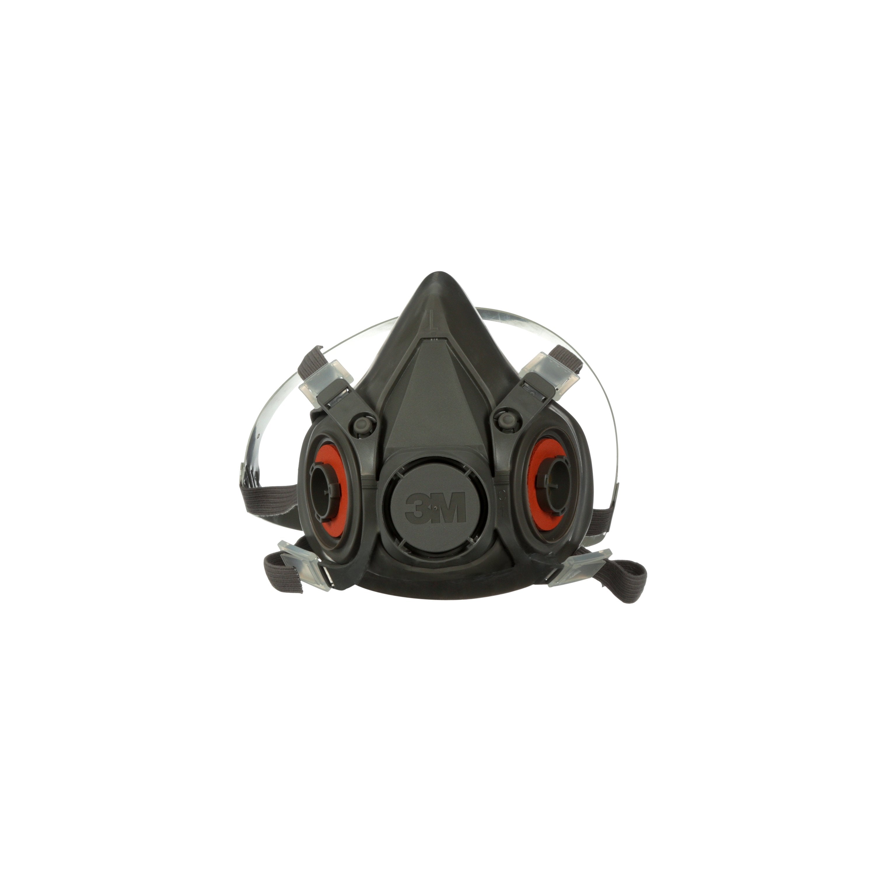 3M Company - 3M™ 6000 Reusable Respirator Industrial Half Face 4 Point Adjustable Head Strap Large Gray [24/CS]
