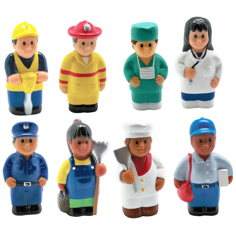GET READY KIDS - Multicultural Community Helper Figures, Set of 8