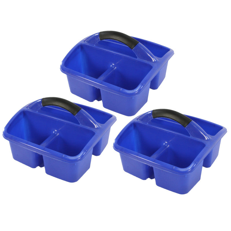 ROMANOFF - Deluxe Small Utility Caddy, Blue, Pack of 3