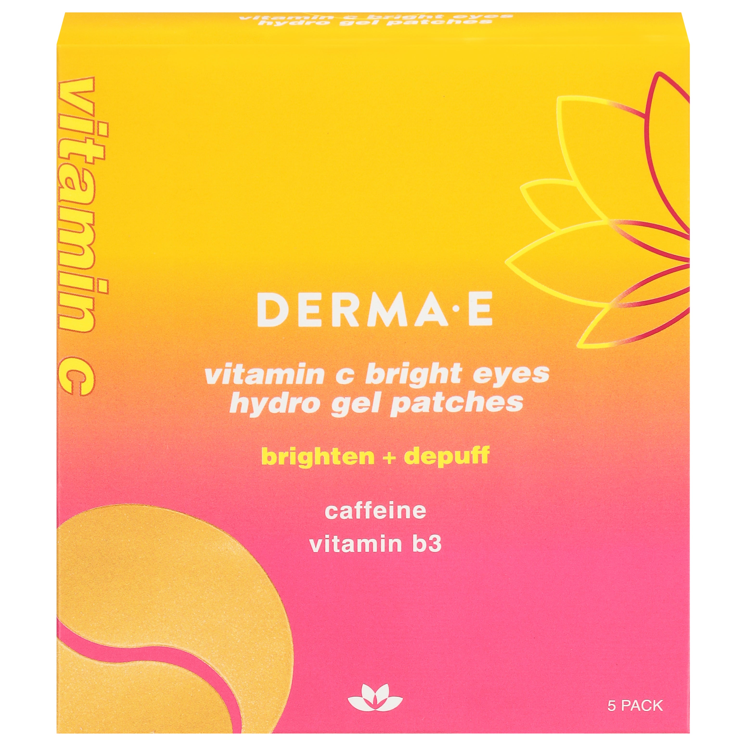 Derma E Vitamin C Hydro Gel Patches 5 Each - Case of 6