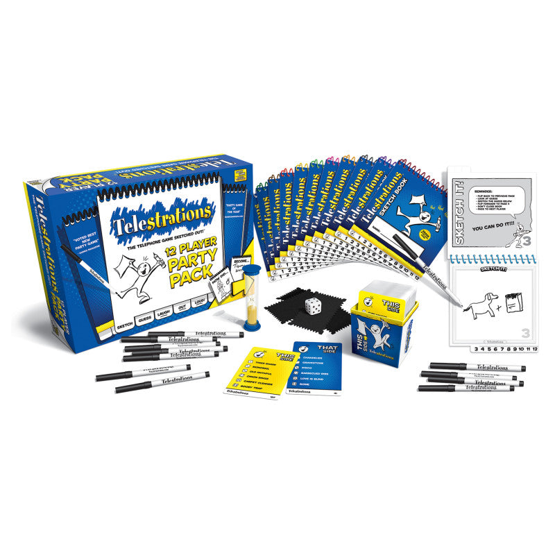USAOPOLY - Telestrations® 12 Player: The Party Pack