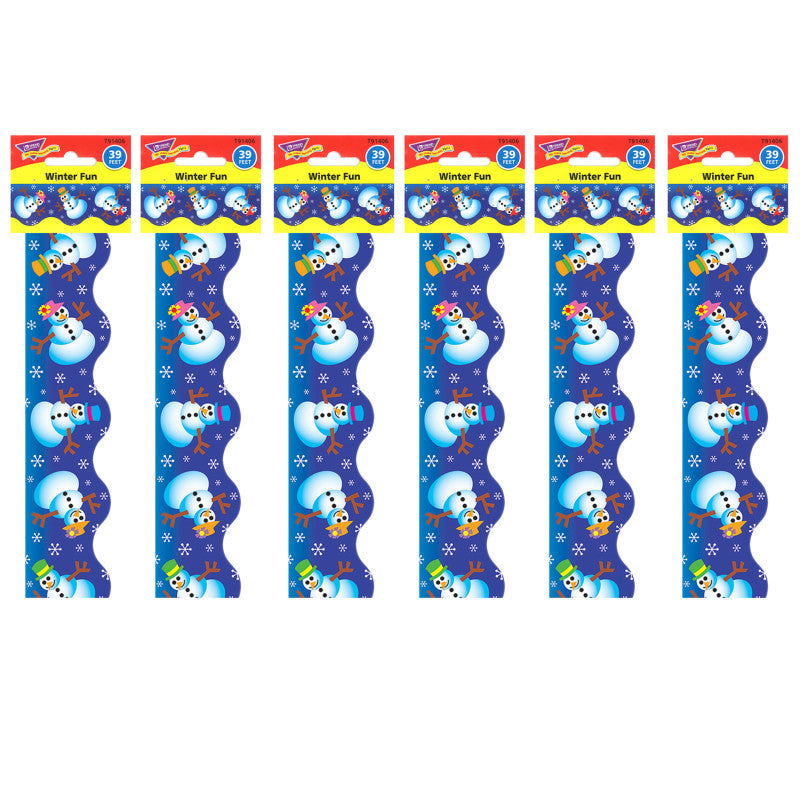 TREND - Winter Fun Terrific Trimmers®, 39 Feet Per Pack, 6 Packs