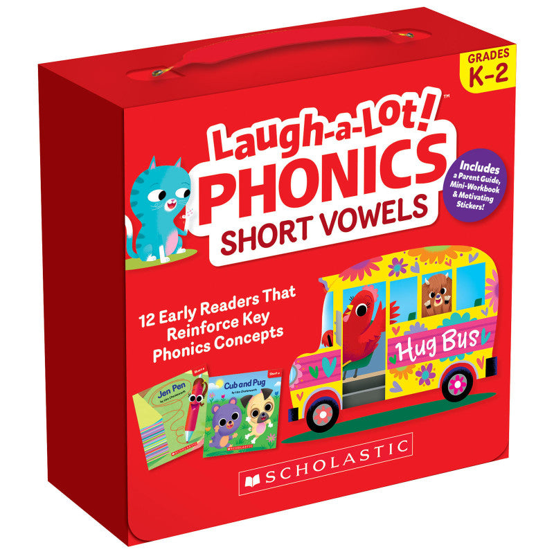 SCHOLASTIC TEACHING SOLUTIONS - Laugh-A-Lot Phonics: Short Vowels (Parent Pack)