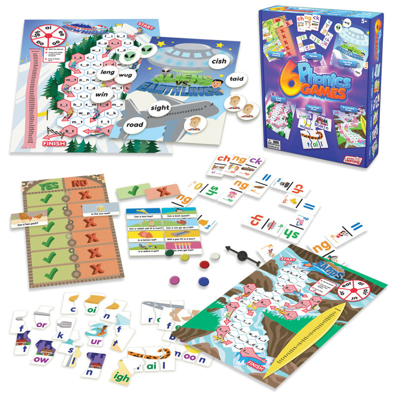 JUNIOR LEARNING - 6 Phonics Games