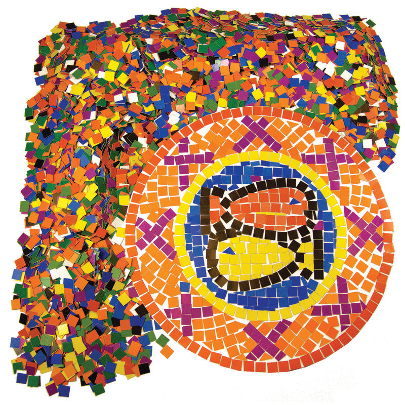 ROYLCO - Double Color Mosaic Squares, 3/8", 10,000 Squares