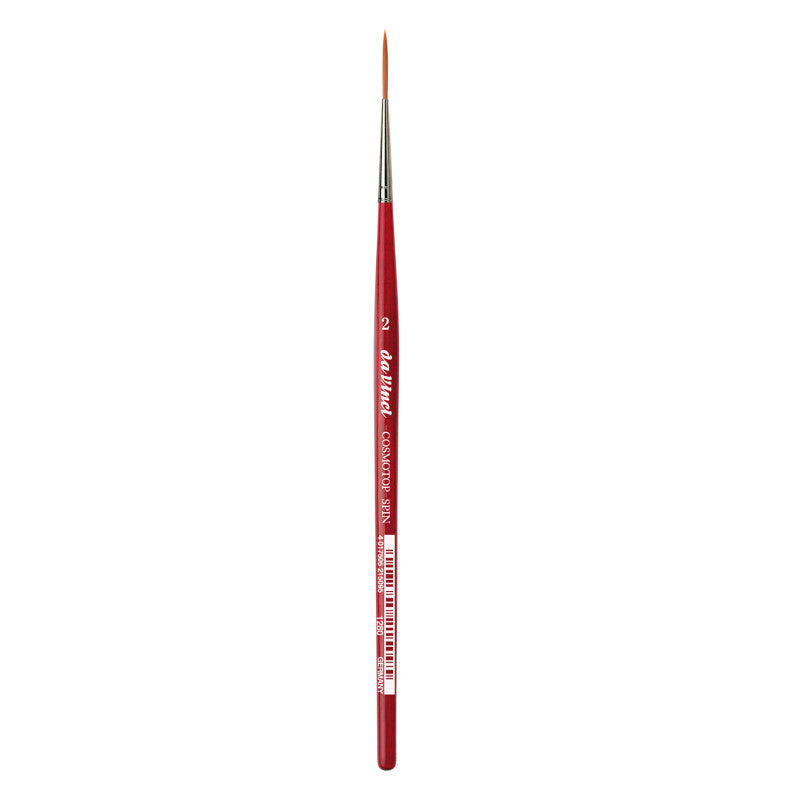 COSMOTOP-SPIN Rigger Brush, Synthetic, Acrylic & Watercolor, Pointed Liner, Series 5880, Size 2