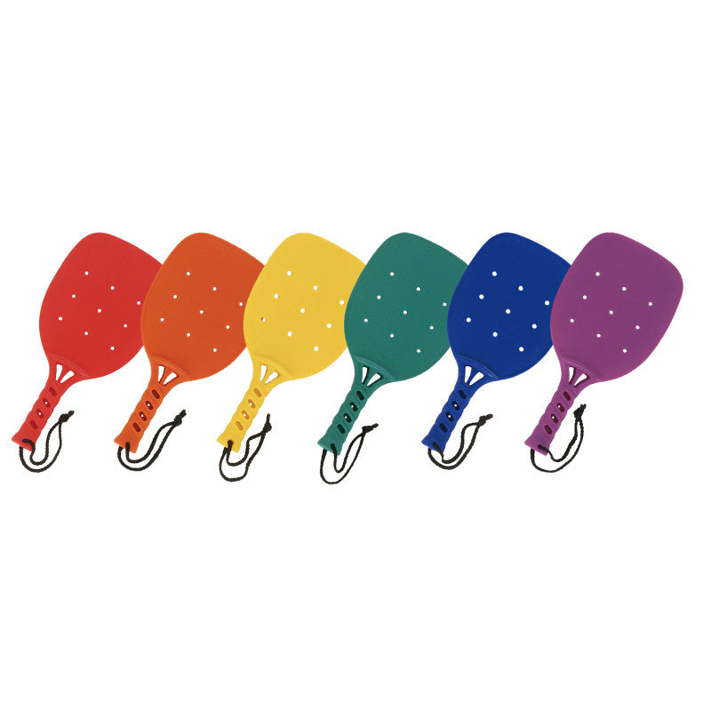 CHAMPION SPORTS - Plastic Paddleball Rackets, Set of 6