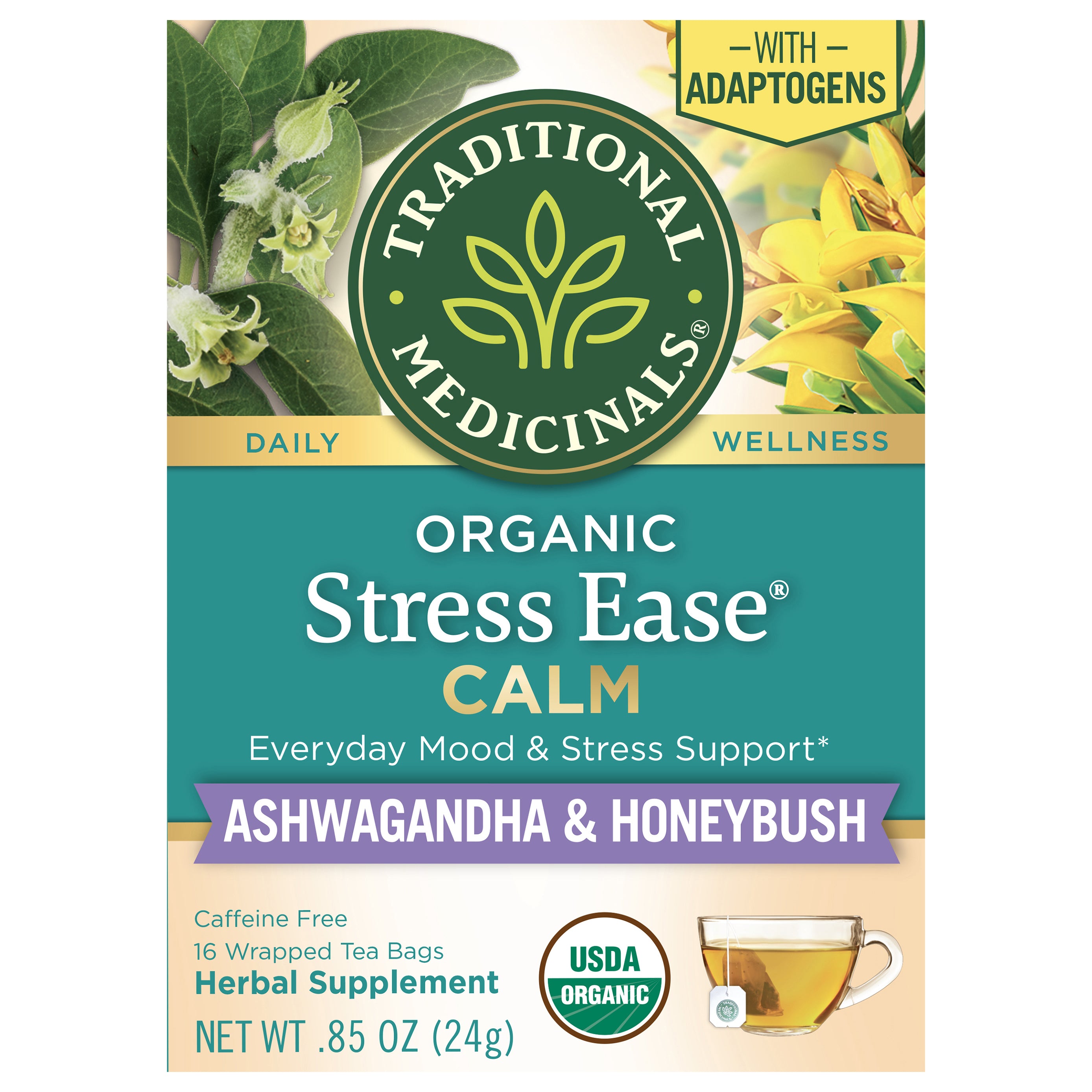 Organic Stress Ease Calm - Case of 6