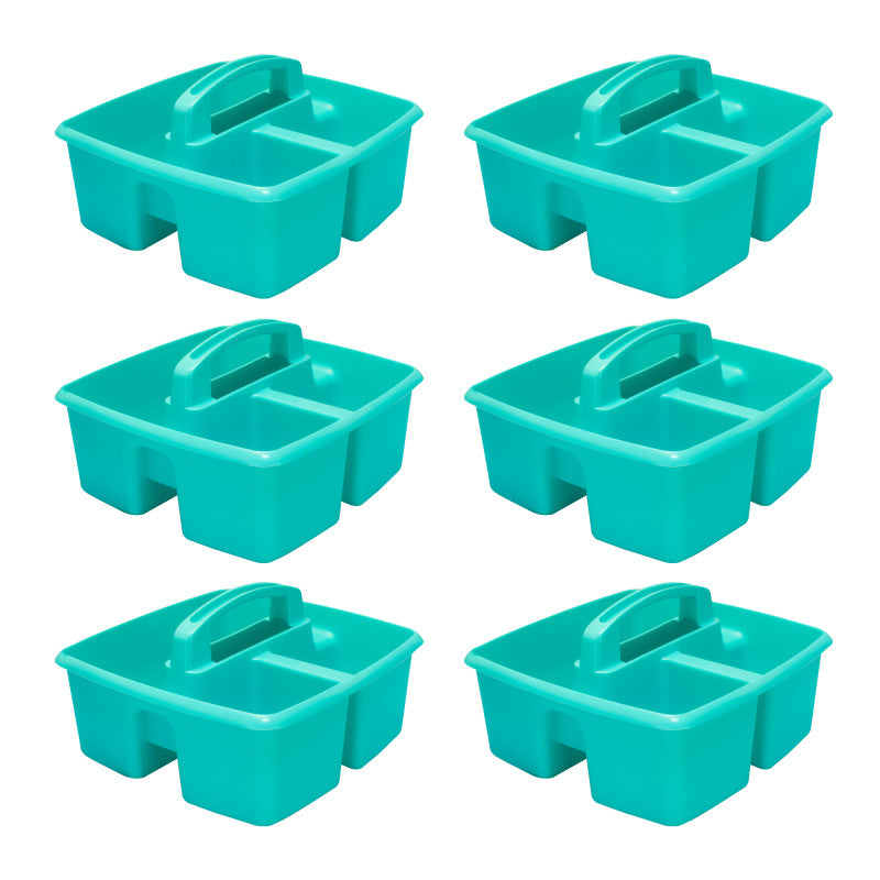 STOREX - Small Caddy, Teal, Pack of 6