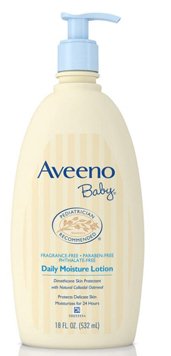 Johnson & Johnson Consumer - Baby Lotion Aveeno® 18 oz. Pump Bottle Unscented Lotion [12/CS]