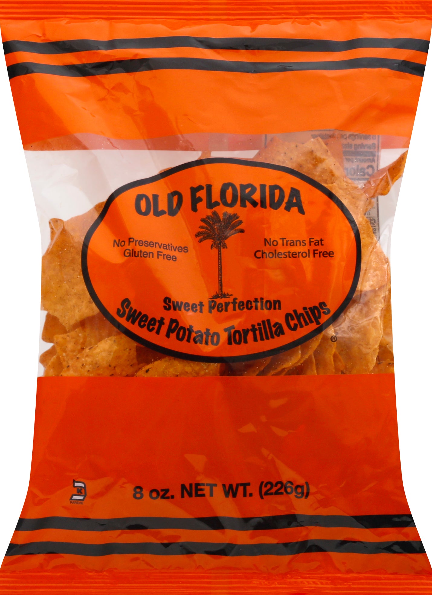 Old Florida Sweet Potato Tortilla Chips 8 oz - Case of 12