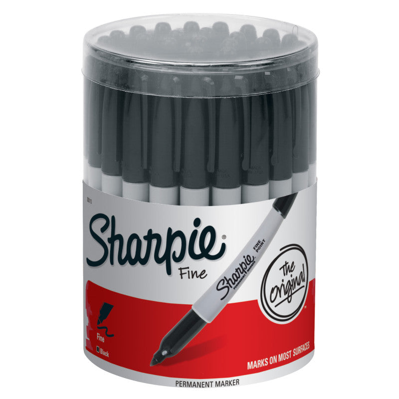 SHARPIE - Permanent Markers, Fine Point, Black, 36 Count (SAN35010)