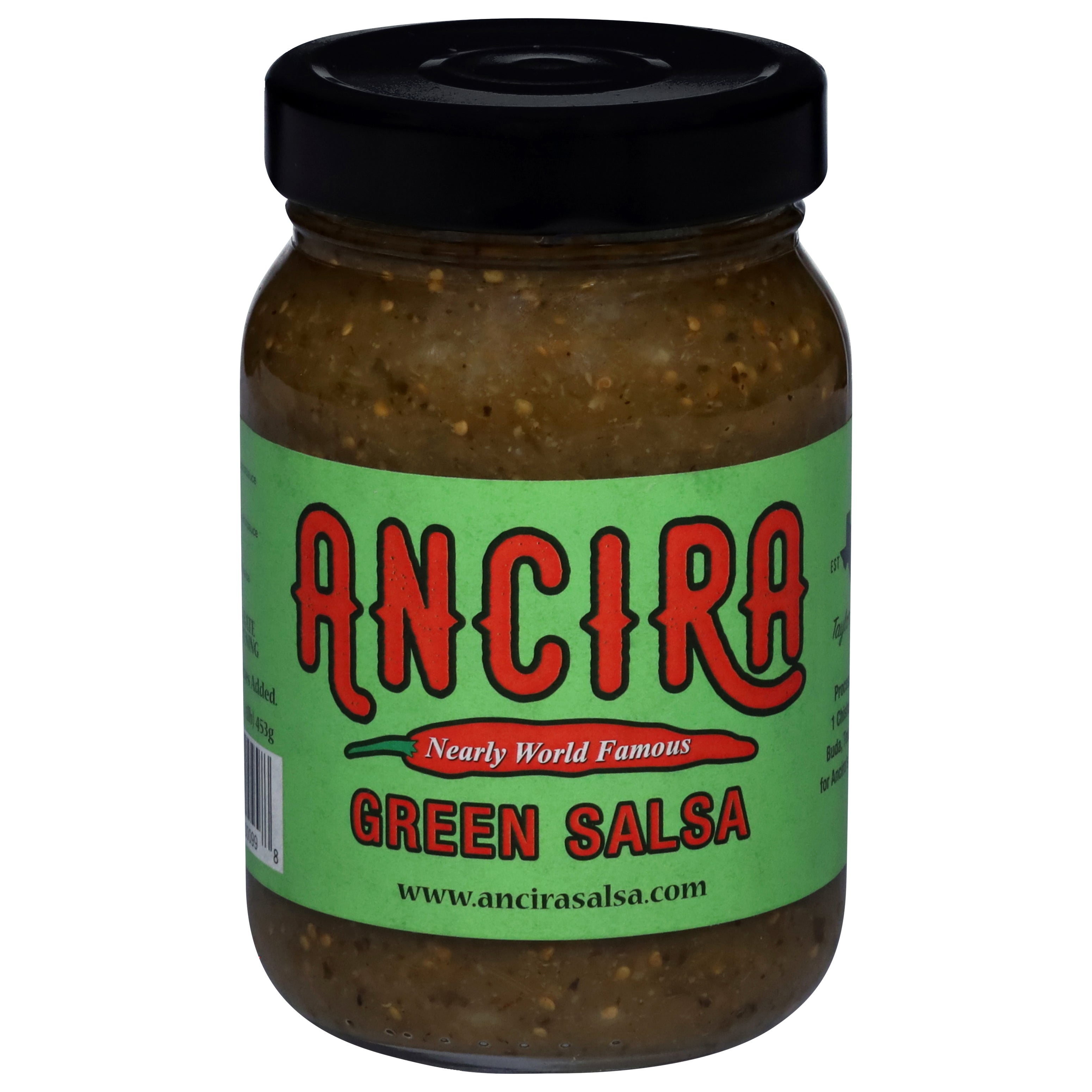 Ancira Green Salsa 16 oz - Case of 12