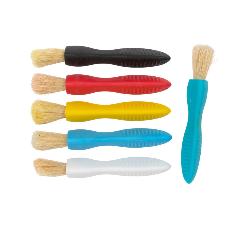 READY 2 LEARN - Triangle Grip Paint Brushes - 1 Size - Set of 6