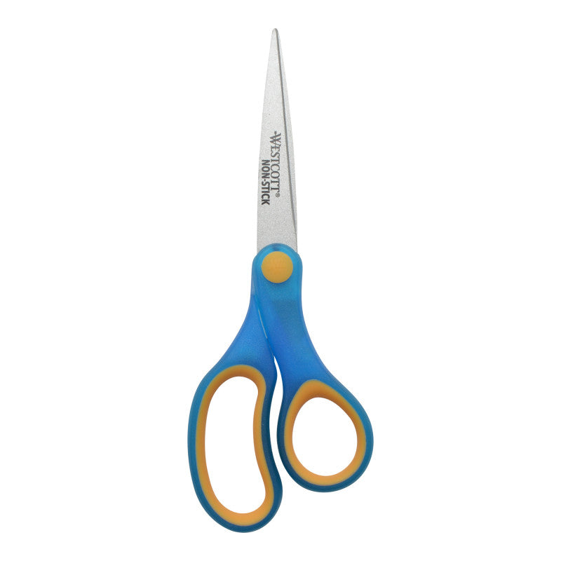 7" Student Non-Stick Scissors, Assorted Colors, Ages 12+