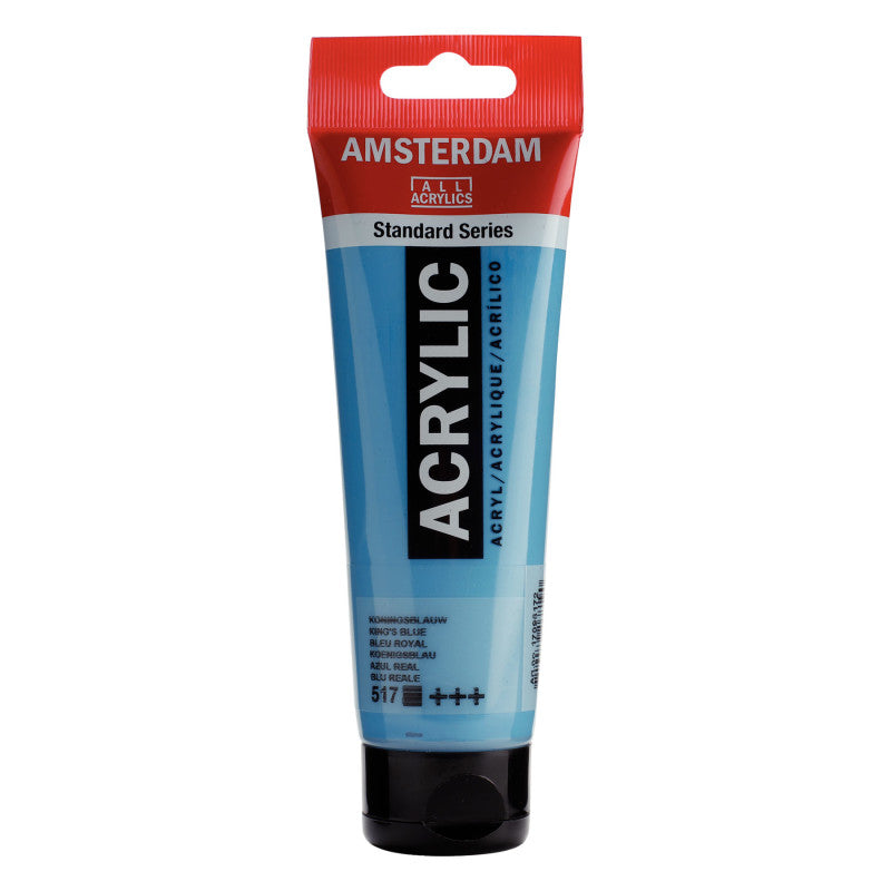 Standard Acrylic Paint, 120ml, King's Blue 517