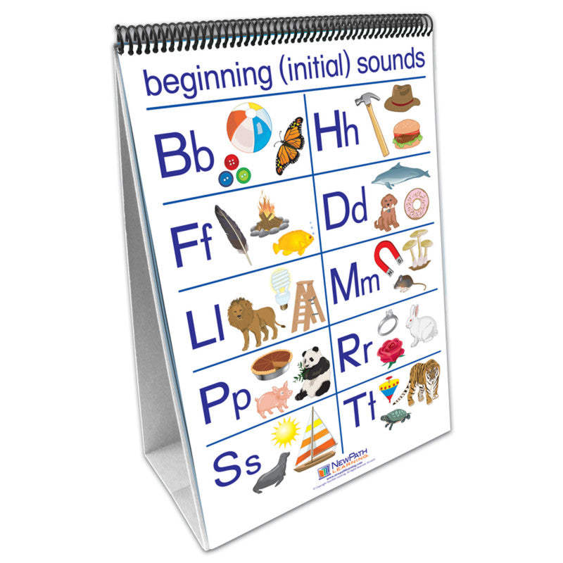 NEWPATH LEARNING - Early Childhood ELA Readiness Flip Chart, Phonemic Awareness
