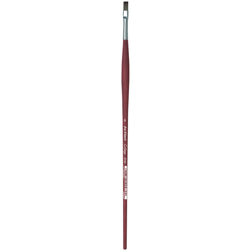 COLLEGE Student Brush, Synthetic, Acrylic & Oil, Flat, Series 8740, Size 6