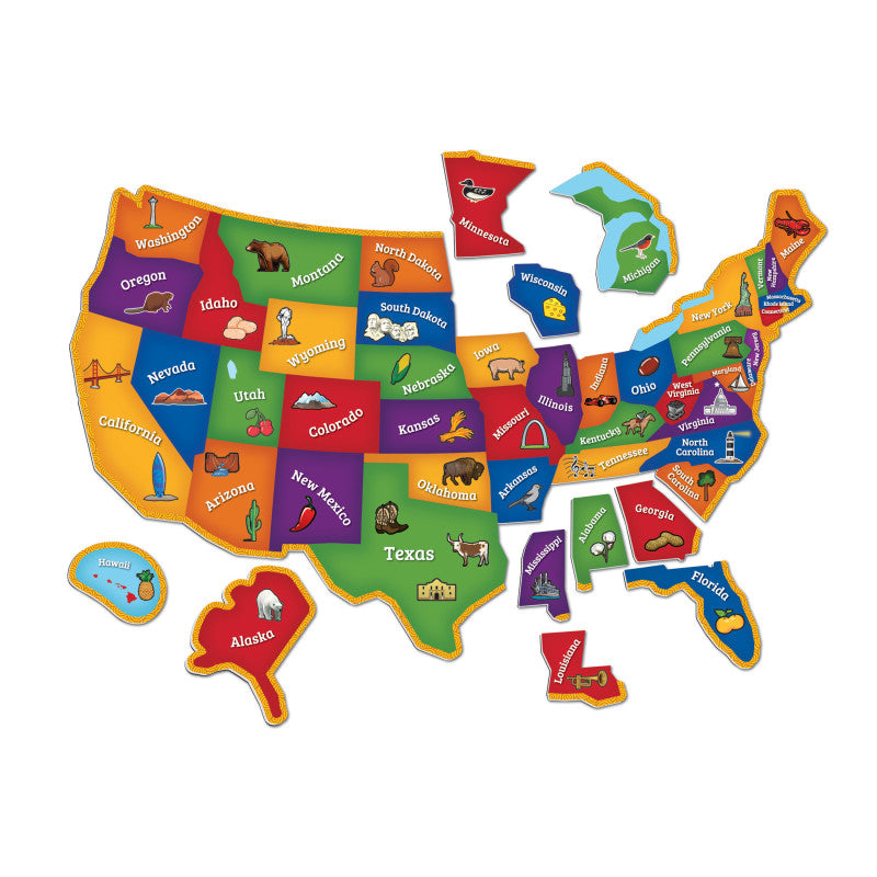 LEARNING RESOURCES - Magnetic U.S. Map Puzzle