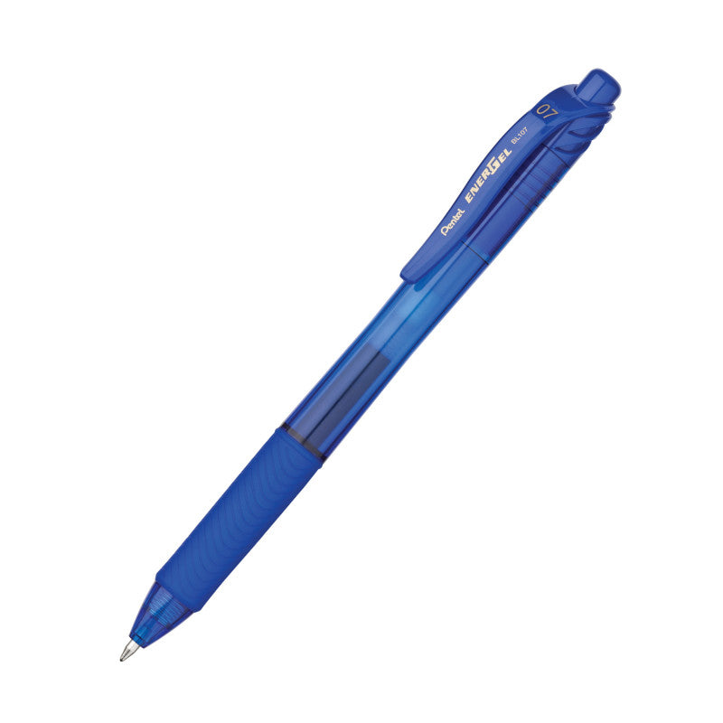 PENTEL - EnerGel-X™ Retractable Liquid Gel Pen, Blue, 0.7mm, Pack of 12