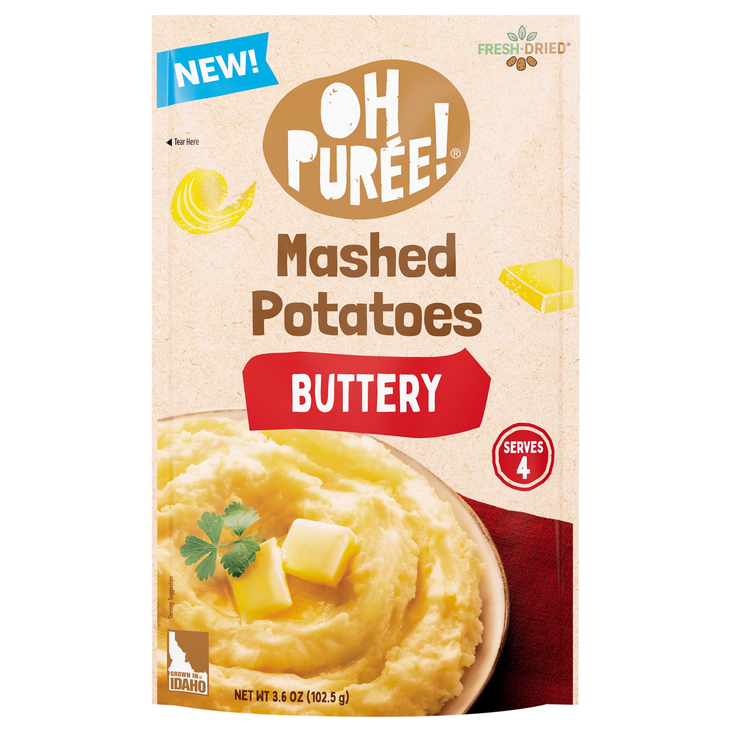 OH PURÉE! Buttery Mashed Potatoes, 4 servings - Case of 12
