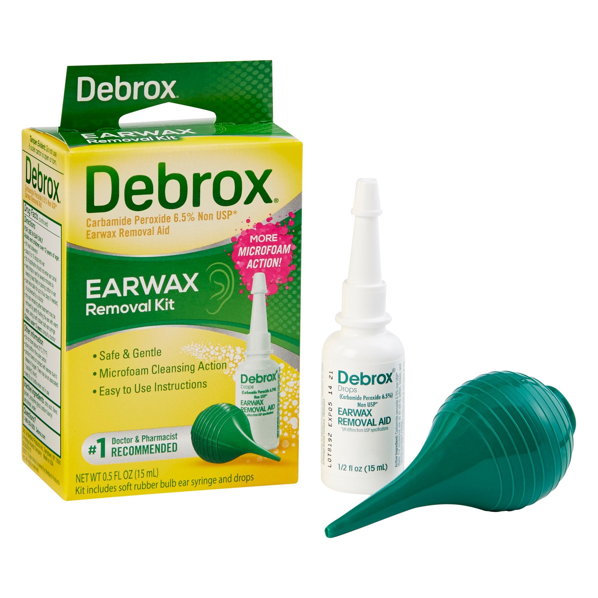 Medtech Laboratories - Ear Wax Remover Debrox® 0.5 oz. Otic Drops 6.5% Strength Carbamide Peroxide [1/EA] (835407_EA)