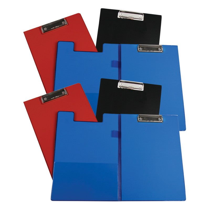 C-LINE - Clipboard Folder, Assorted Colors, Pack of 6