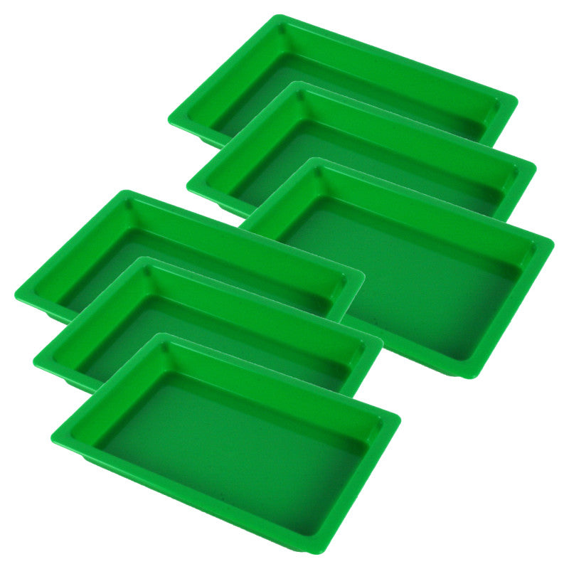 ROMANOFF - Small Creativitray®, Green, Pack of 6