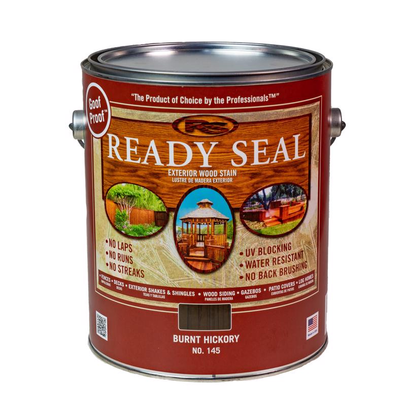 READY SEAL - Ready Seal Goof Proof Semi-Transparent Burnt Hickory Oil-Based Penetrating Wood Stain/Sealer 1 gal - Case of 4