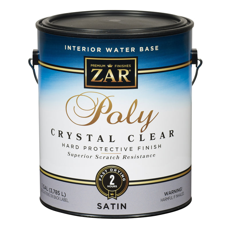 ZAR - ZAR Aqua Satin Clear Water-Based Polyurethane 1 gal - Case of 2